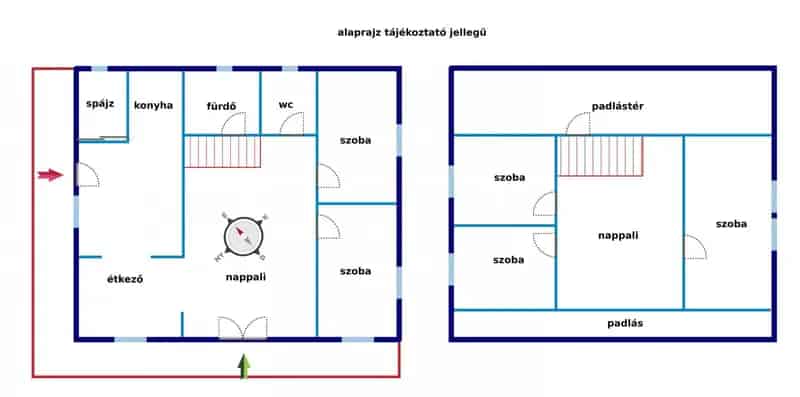 Kerekegyháza 2 szintes 5 szobás családi ház 80nm melléképülettel