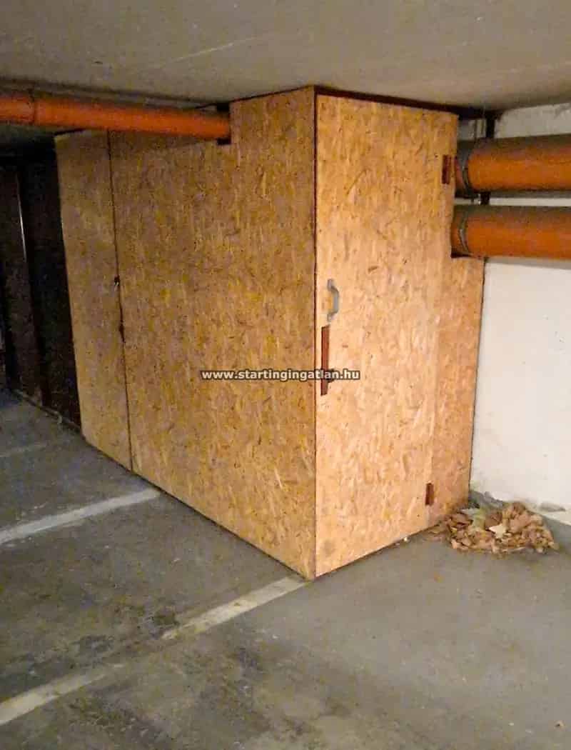 Eladó teremgarázs Budapest XIII kerületben elektromos autó töltővel