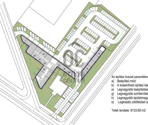 Soproni belvárosi telek eladó 9133 m² - befektetőknek fejlesztőknek