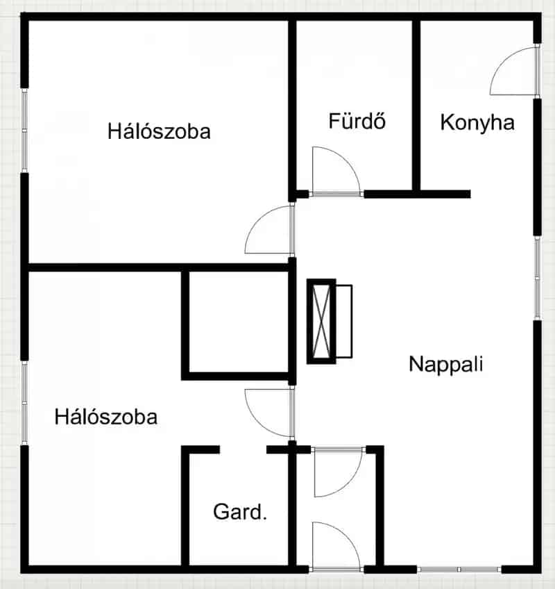 80 nm-es családi ház Polgárban 1282 nm-es telken
