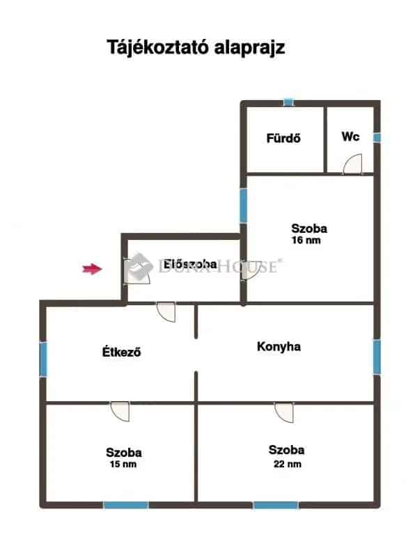 87 nm-es 3 szobás családi ház Ecséden eladó