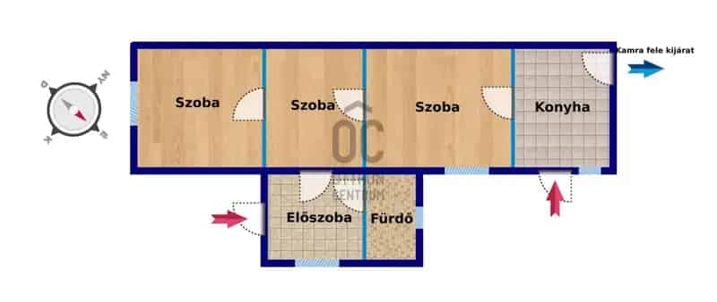 Csákvári családi ház eladó 60 nm 1365 nm telekkel
