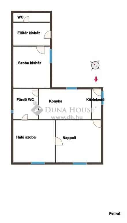 Turai családi ház eladó 58 m² + 25 3 m² kerttel
