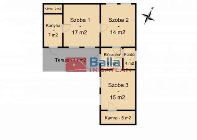 Váci családi ház eladó felújítandó vagy bontandó 70m2 3 szoba