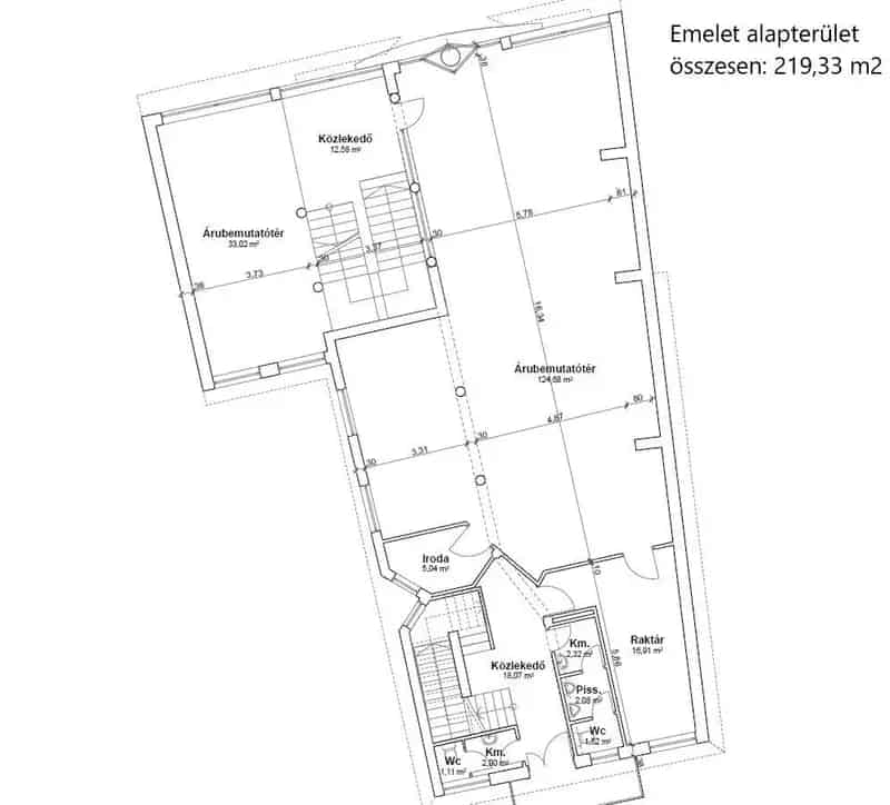 Debrecen Belvarosi Uzlethelyiseg Kiado 193m2