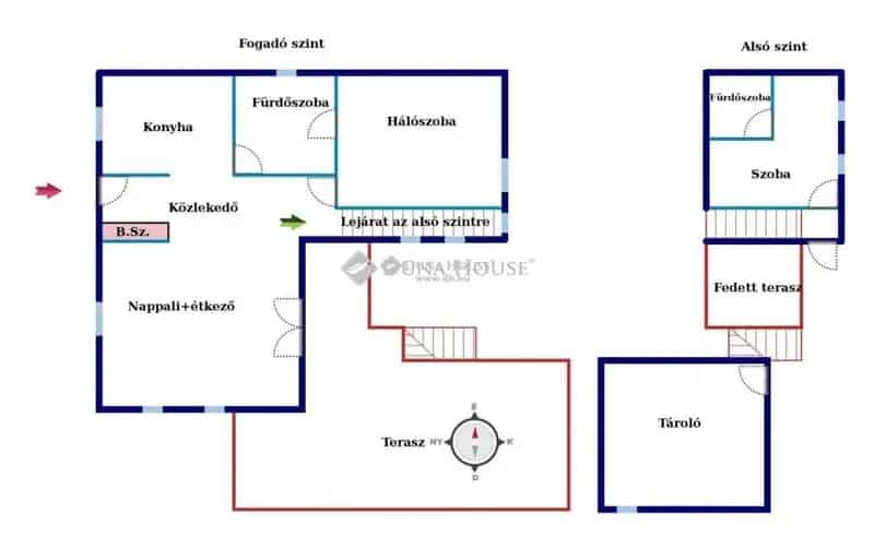 Zalaegerszeg melletti családi ház eladó - 2100nm telek - panoráma
