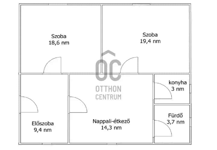 Papi családi ház eladó felújítandó 68nm