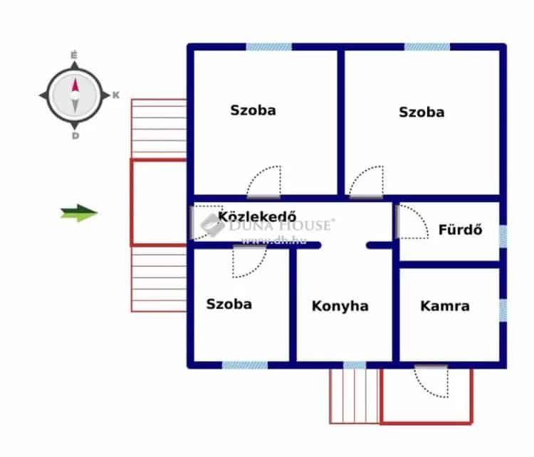 Bakonybánk 68 nm-es családi ház eladó