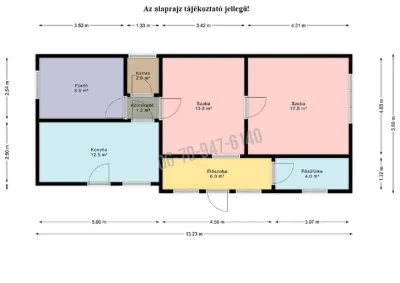 70 nm-es családi ház eladó Sarkadon kis telekkel
