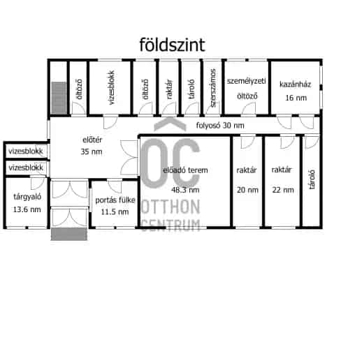 Záhonyi eladó kereskedelmi ingatlan UZ015400