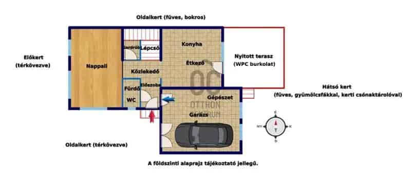 Gödön eladó családi ház Duna-part közelében