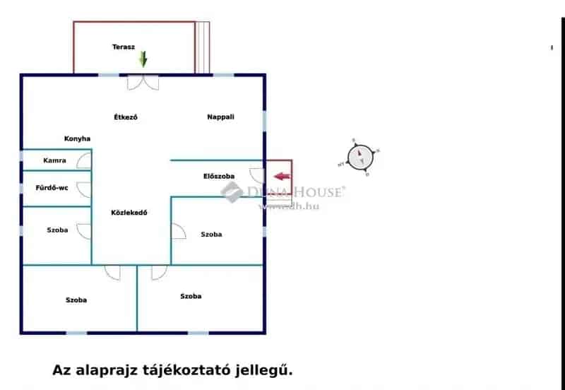 96 59 nm-es 4 hálószobás családi ház eladó CSOK-ra alkalmas