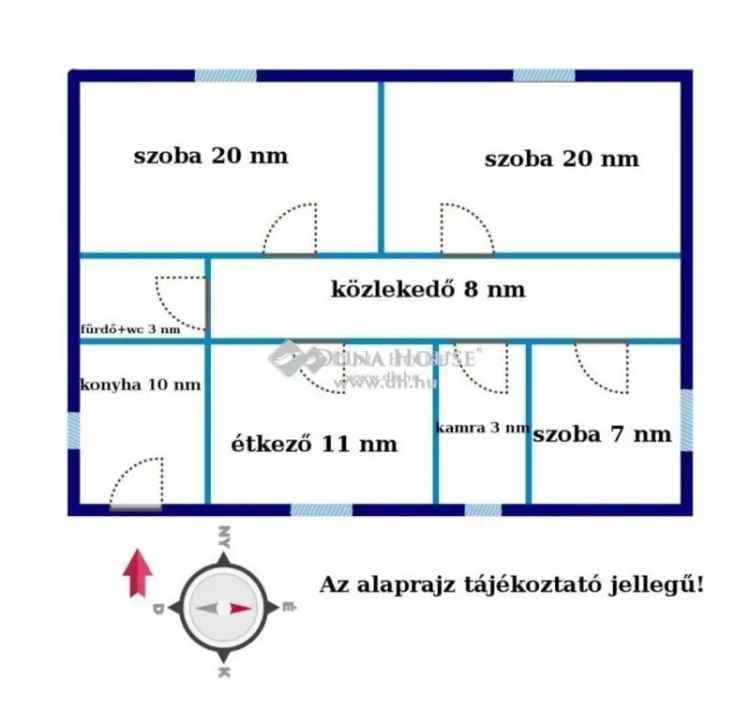 Ercsiben felújítandó családi ház 1139 m2 telekkel