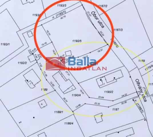 Sukoró Óbor utca Telek Eladó 1811nm Hétvégi házzal