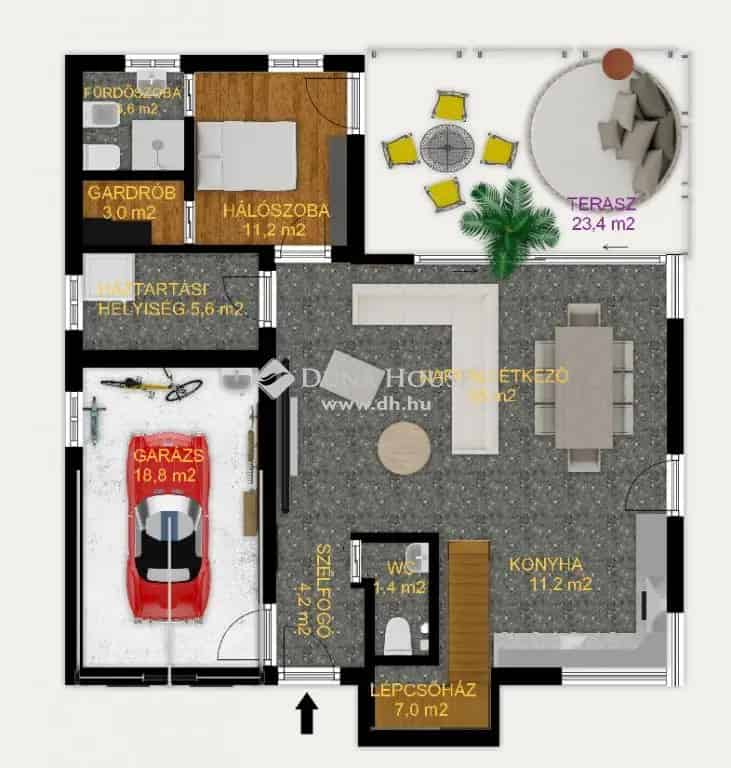 Új építésű 150 m2-es 5 szobás okos családi ház Székesfehérváron