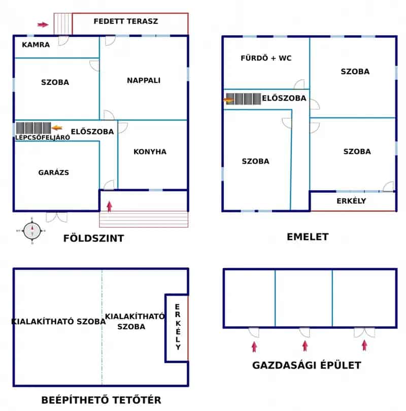 160 nm-es családi ház eladó Bátonyterenyén