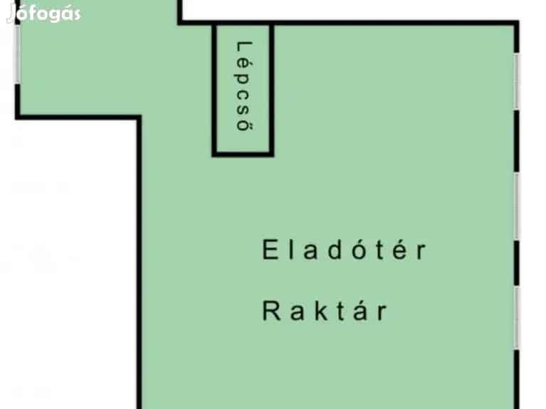 Múcsony 440nm-es épület eladó raktár műhely üzlet gyártóüzem