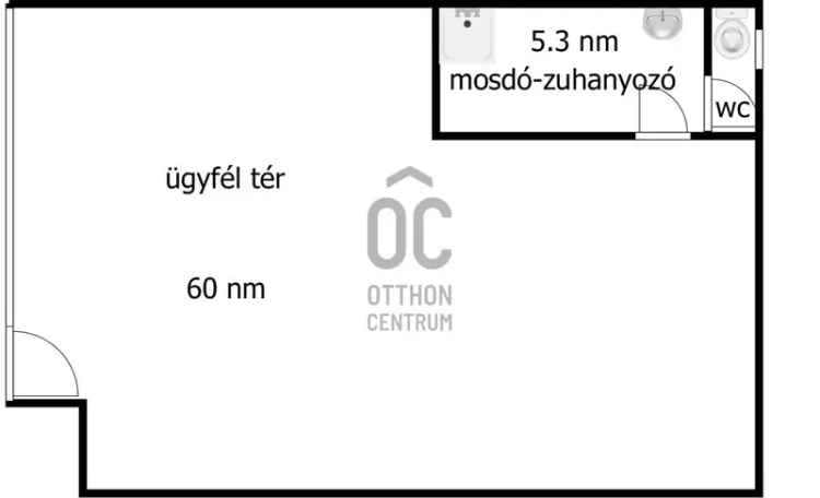 Kisvárda Üzlethelyiség Eladó - 68 nm - Szatmári Üzletház mellett