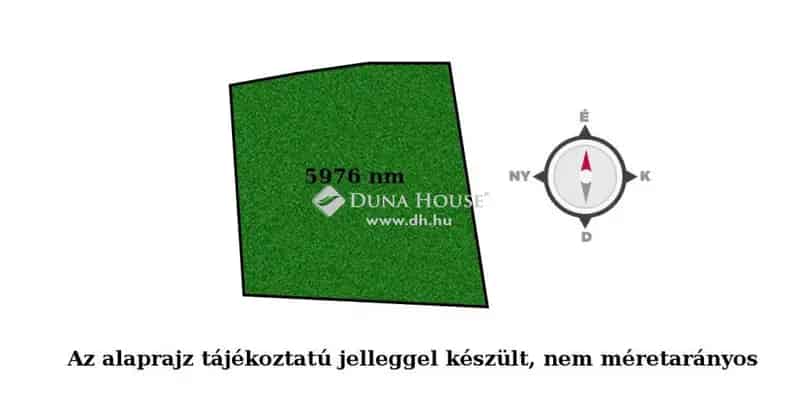 Verőce 5976 nm-es zártkerti ingatlan eladó
