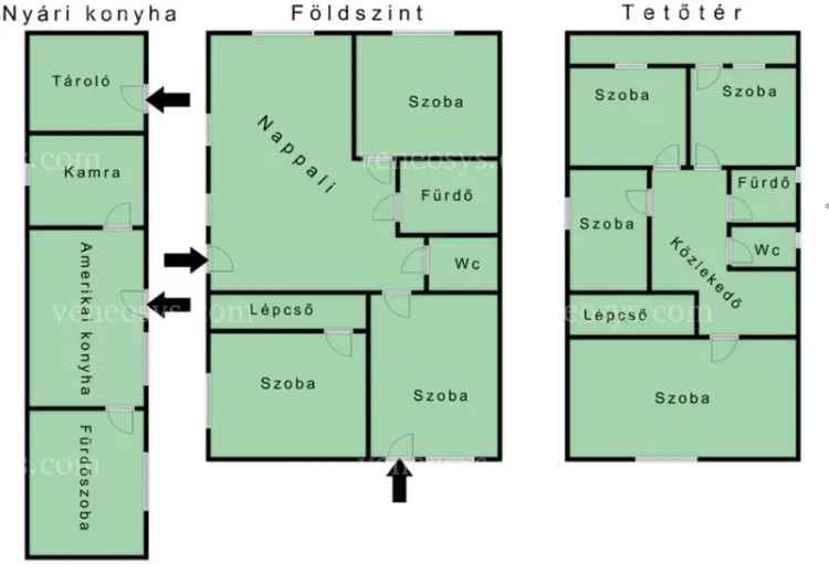 ELADÓ Mezőkövesden egy Ytongból épült, szigetelt, tetőtér beépítéses 160 m² családi otthon!