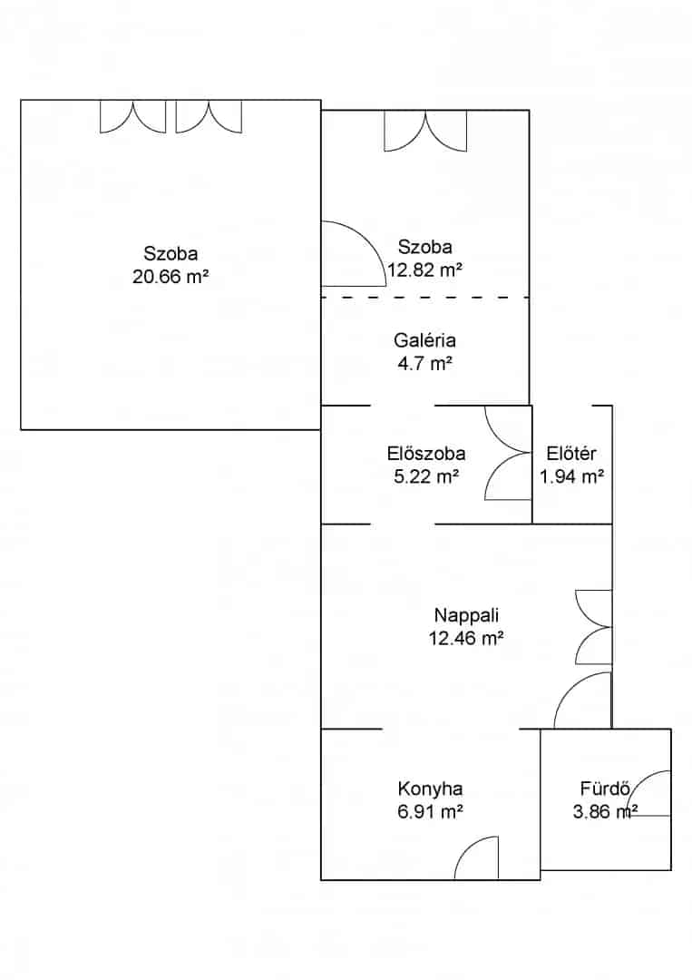 62nm-es 2 szobás ikerház kerttel Rákosligeten