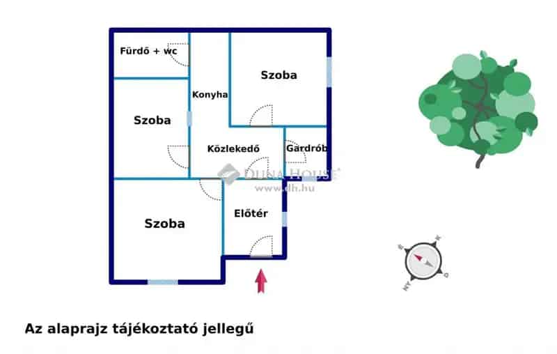 68 nm-es ikerház Tatabánya Felsőgallán 363 nm-es telekkel