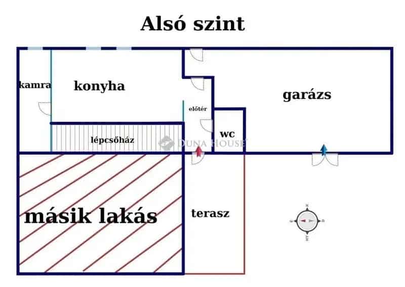 Vecsési tégla házrész 315 nm telekkel - felújítandó