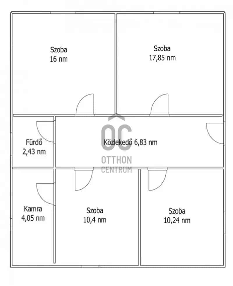 Beregdaróc 68 nm-es családi ház eladó