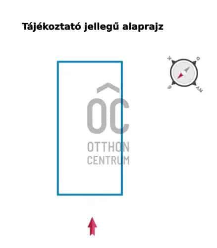 Örkényi építési telek eladó 1274 nm