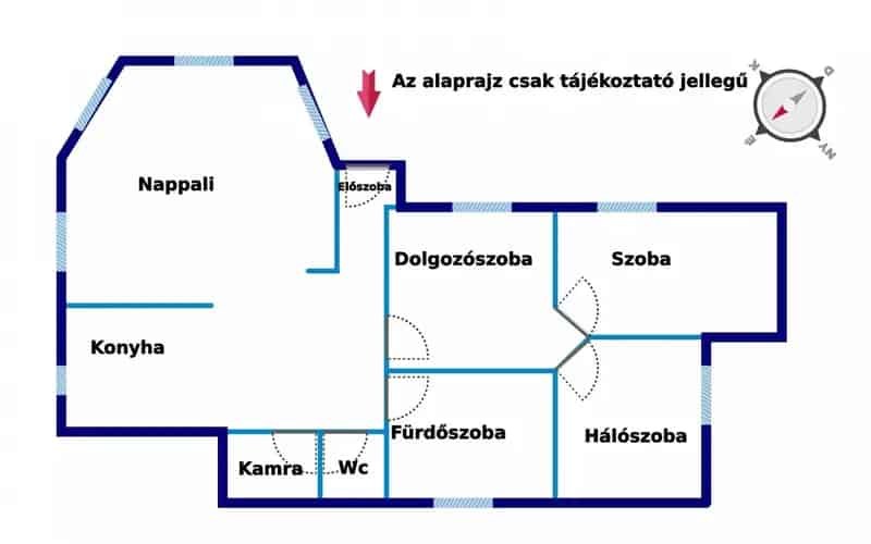 Alsógödi családi ház eladó - 3 szoba + nappali, terasz, garázs