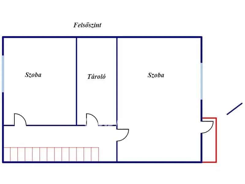 Aszaló 120nm 4 szobás családi ház eladó felújítandó nagy telekkel