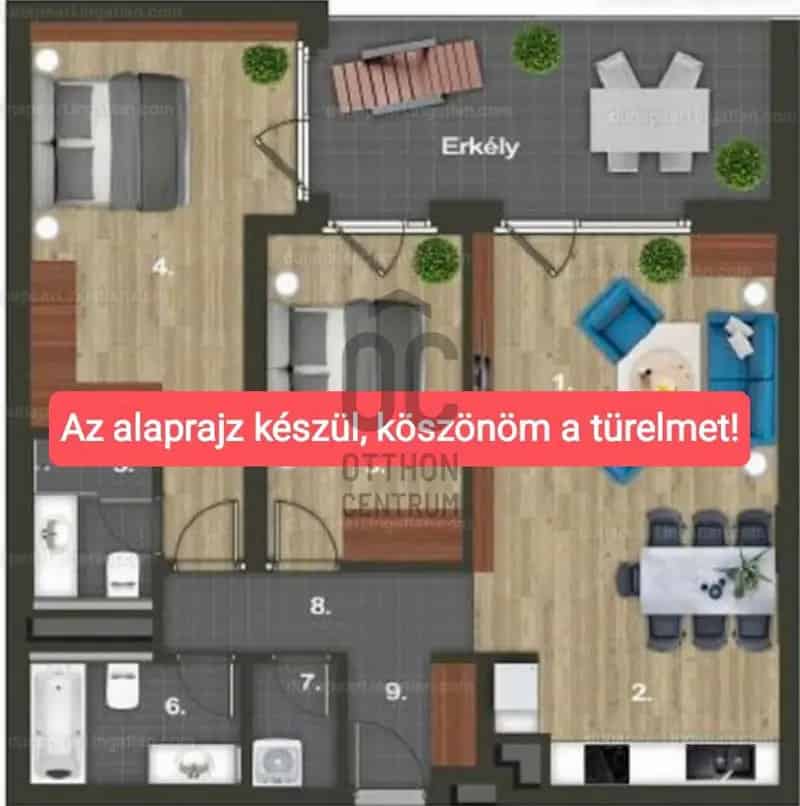 Tágas Öv utcai lakás beállóval és tárolóval