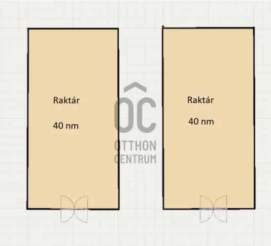 Környei eladó kereskedelmi ingatlan 1401m2 telekkel