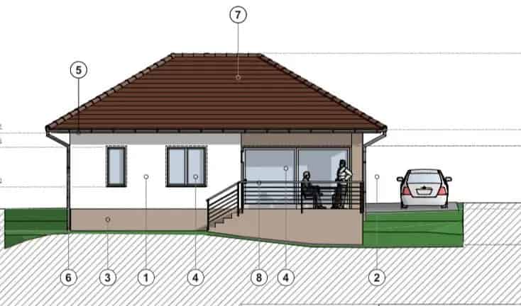 Vácrátóton panorámás családi ház eladó - Új építésű