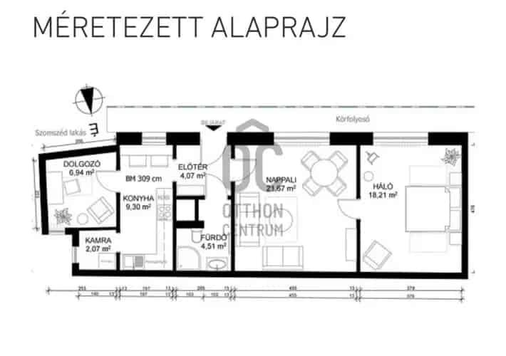 Budapest I kerületi eladó lakás felujitott 67 nm liftes