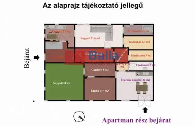 Kismaros családi ház eladó - 260 nm, 3 generáció, 6+2 szoba