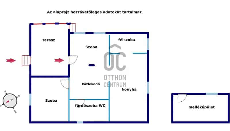 Tárnoki családi ház eladó felújítandó 90nm 3 szoba