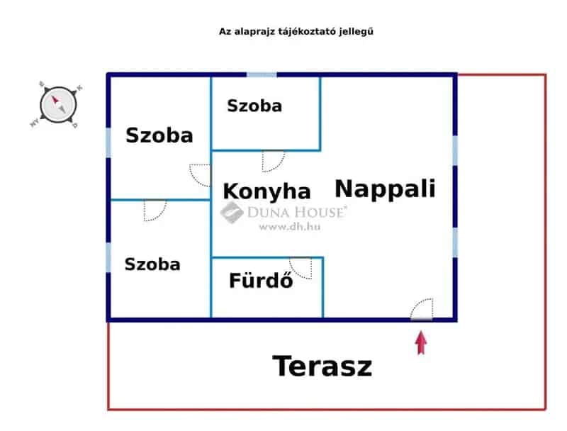 137 nm-es családi ház eladó Szolnok belvárosában