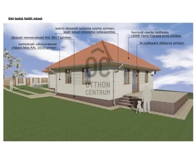 Tapolcai eladó új építésű családi ház 103 m2 900 m2 telekkel