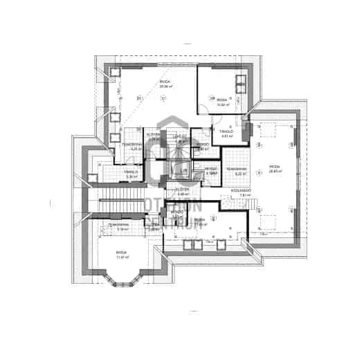 Budai hegyekben eladó 1062 m² villa irodafejlesztésre vagy luxuslakásnak