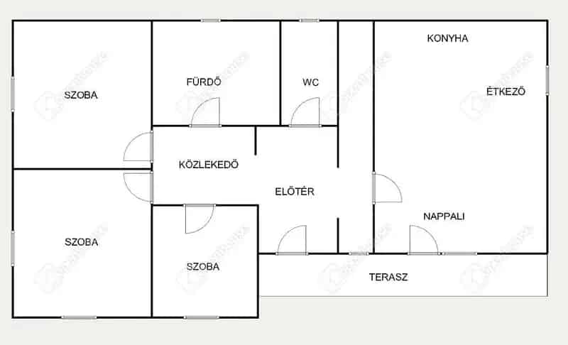 Győri családi ház eladó - felújított 105 m2 931 m2 telekkel