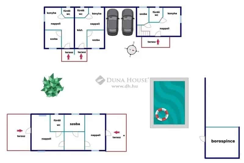 310m2-es Téglaház Kiskőrösön Medencével és Jakkuzzival
