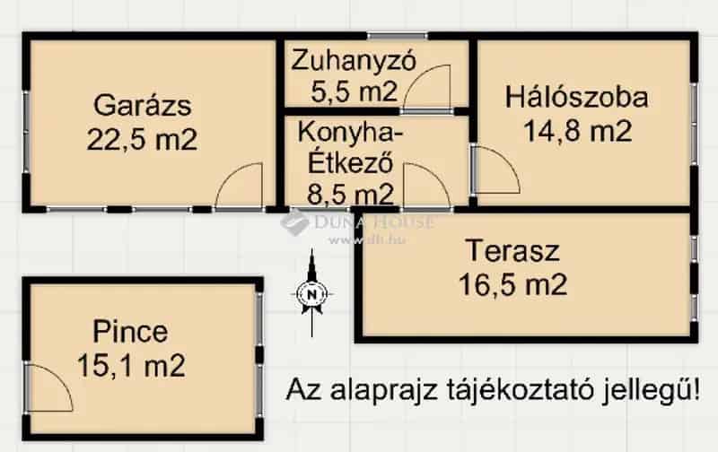 Nagykanizsa melletti hegyi ház eladó 3230 m2-es telekkel