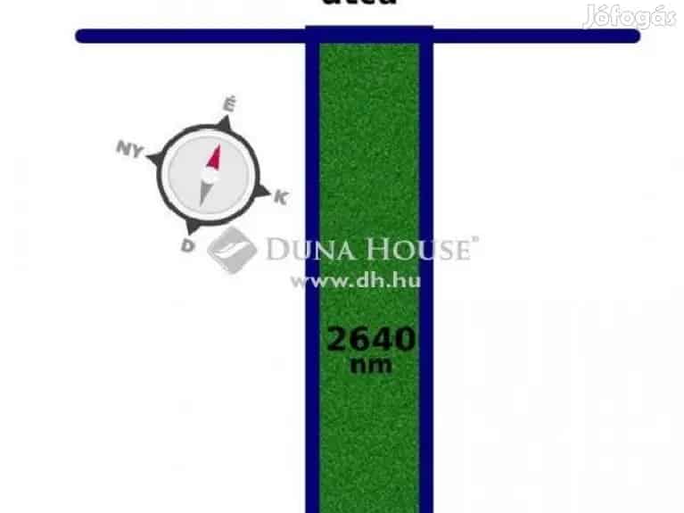 2640 nm-es Telek Eladó Hernádon - Két Utcai Hozzáféréssel