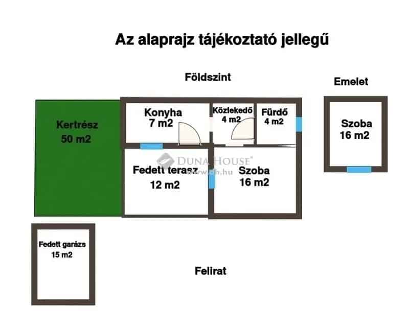 74 m2-es Galériás Ház eladó Pesterzsébet csendes részén