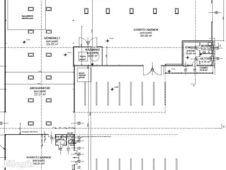 Tomajmonostora Ipari Üzemcsarnok Eladó 1046 m2 Telekkel