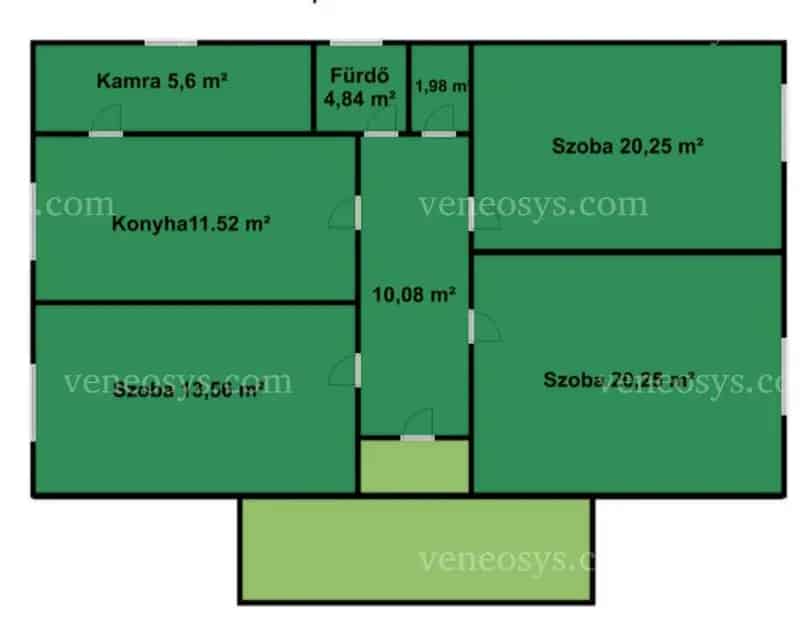 88m2 Családi ház Hejőbábán - Modernizált Kádár-kocka