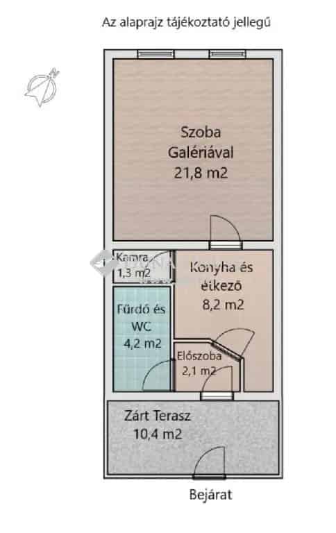 43nm-es Házrész Eladó Pesterzsébet Csendes Részén