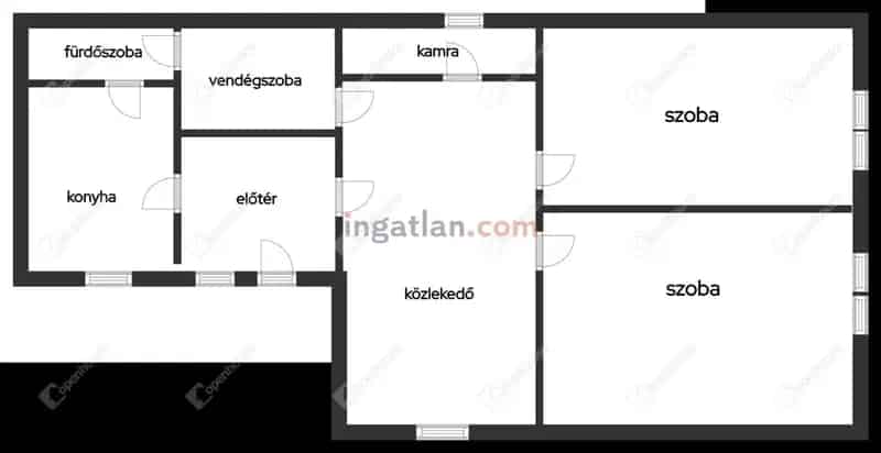 Eladó családi ház Nagykanizsán - 88 nm - 2201 nm telek