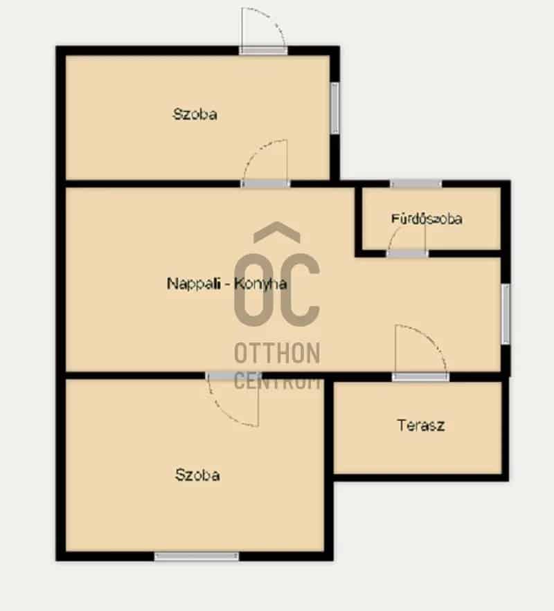 Téglás 55 nm-es felújított családi ház eladó